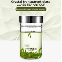 Freies verschiffen kamjove tee tasse filterwasserbecher mit deckel elegant tasse filter glas teekanne hitzebeständigem glas auto tasse