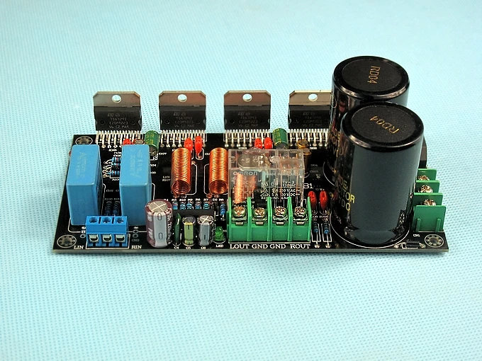 

2.0-channel 160W TDA7293 dual parallel output amplifier board diy