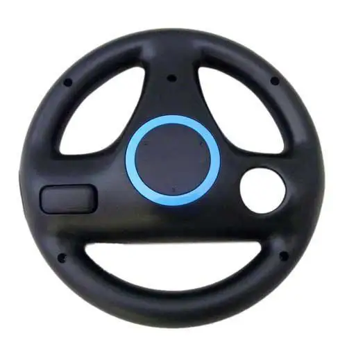 

EastVita Top Quality Racing Games Steering Wheel For Nintend W ii M-ario Kart Remote Controller Black qkc