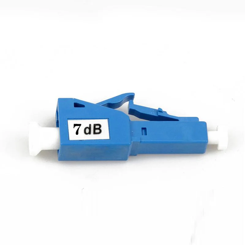 5pcs LC UPC Female to male 7dB Fiber Optic Attenuator simplex fiber optic Adapter Free shipping | Мобильные телефоны и