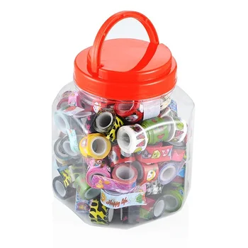 

Hot sale a can of mini kawaii decoration scrabooking adhesive tape opp cartoon tape