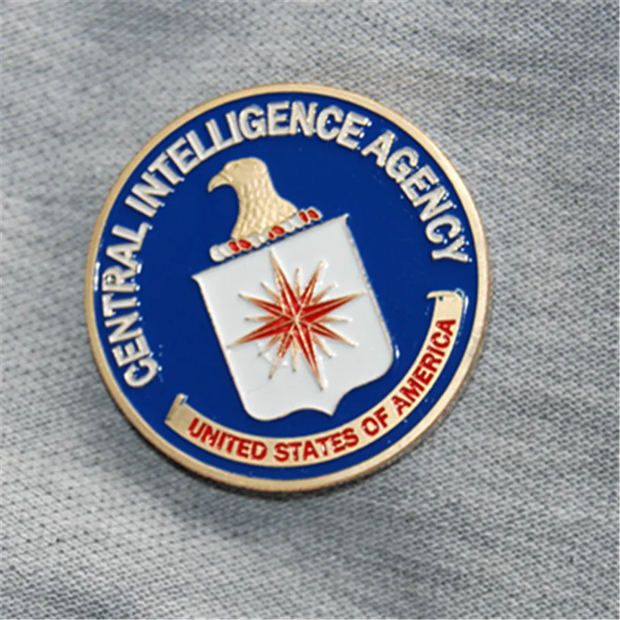 

DHL FREE SHIPPING, New* US Central Intelligence Agency Coin, The United States metal Coin CIA Challenge coins, 50pcs/lot, 40*3MM