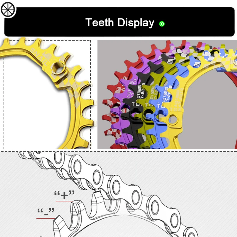 Улитка 104bcd Звездочка для 30 т цветные колеса для горного велосипеда узкий широкий MTB велосипед односкоростное кольцо цепи велосипеда болты