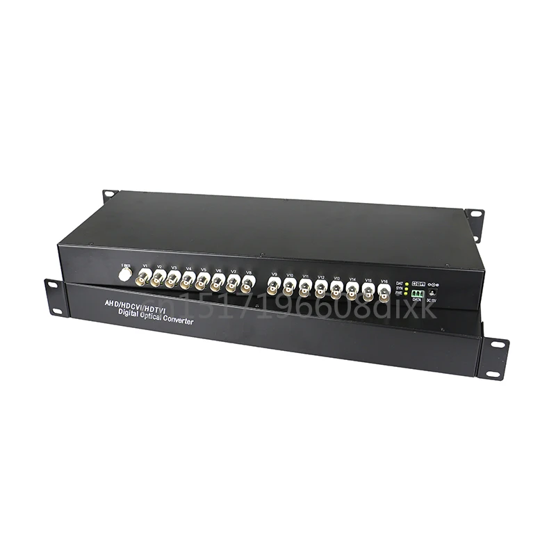 HD CVI AHD TVI 720P 960P 16CH волоконно-оптический цифровой видеоконвертер BNC оптоволоконный