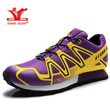 XIANGGUAN Woman Hiking Shoes Women Athletic Trekking Boots Purple Zapatillas Sports Hike Climbing Shoe Outdoor Walking