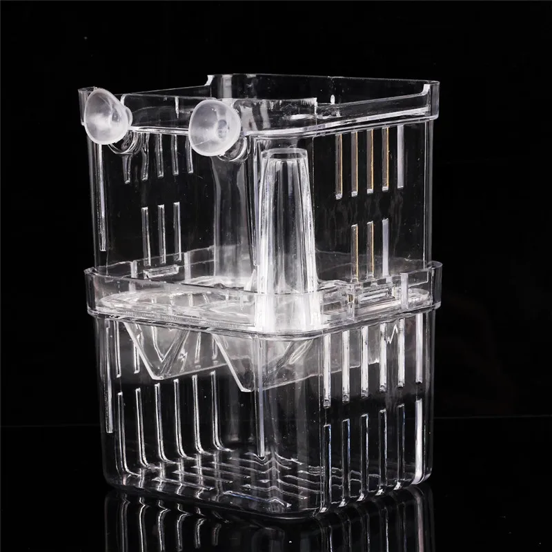 Acrylic Fish Breeding Isolation Box Fish Tank Aquarium Breeder Box Double  Hatching Incubator for Baby Fish9