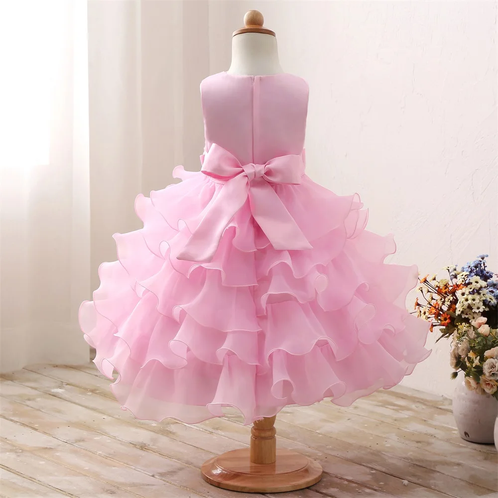 Girl Dress Sleeveless Kids Dresses For Girls Clothes Party Princess Vestidos Nina 5 6 7 8 years birthday Christmas Dress