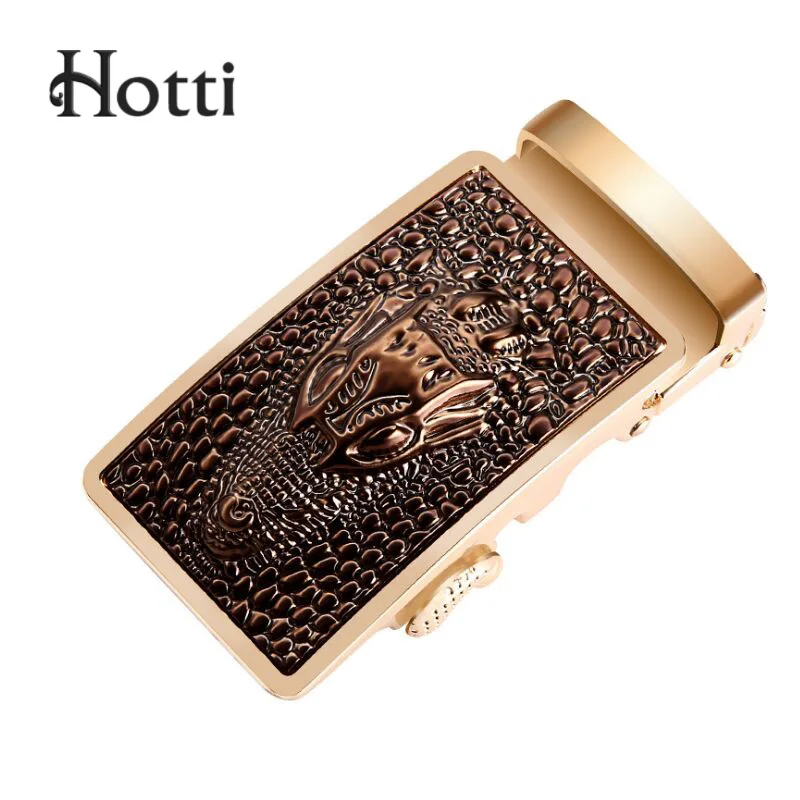

[Hotti] Brand Men's Luxury Brand Designer Men Belt Buckle Male Metal Automatic Buckle Heads High Quality Gold Silver 18 Styles