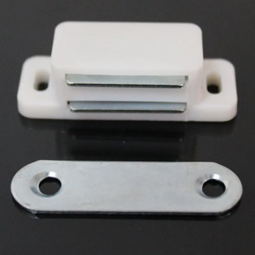 4pcs Plastic Wardrobe Cupboard Door Catch Latch