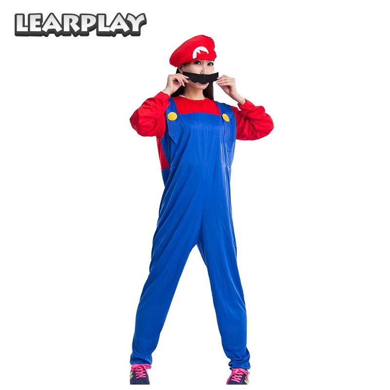 Anime Super Mario Odyssey Cappy Cosplay Bros Luigi Costume Adults Kids