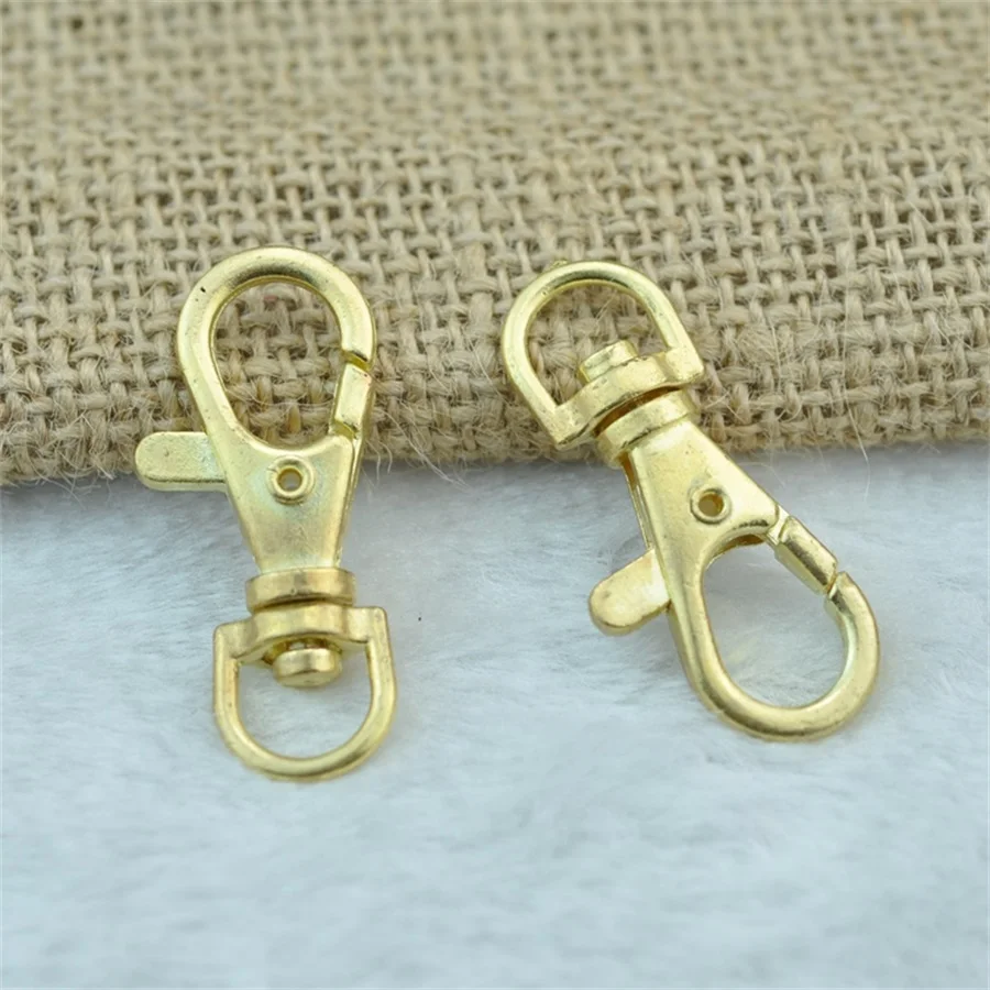 30 pcs Claw Lobster Clasps Clips Snap Loop Belt Buckle Strap Hoop
