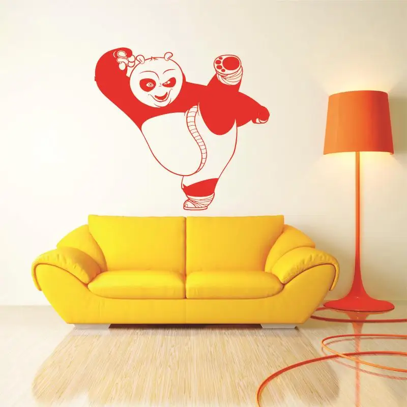 

Kung Fu Panda comics and animation Sticker Logo Decal Vinyl Wall Decals Pegatina Quadro Parede Decor Mural Sticker 4