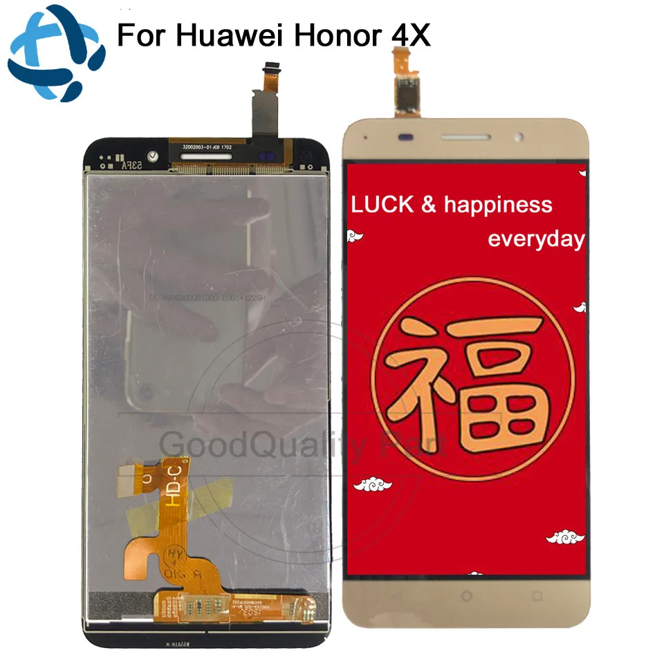 5 &quotЖК-дисплей Huawei Honor 4X кодирующий преобразователь сенсорного экрана в сборе с