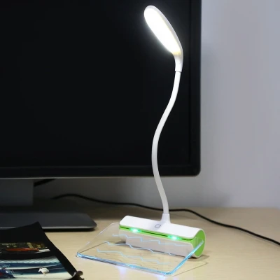 Modern LED Touch Sensor Message Table Lamp Flexible USB Rechargeable Light