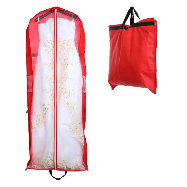 150*58cm Foldable Bridal Wedding Dress Gown Storage Bag Cover Handheld