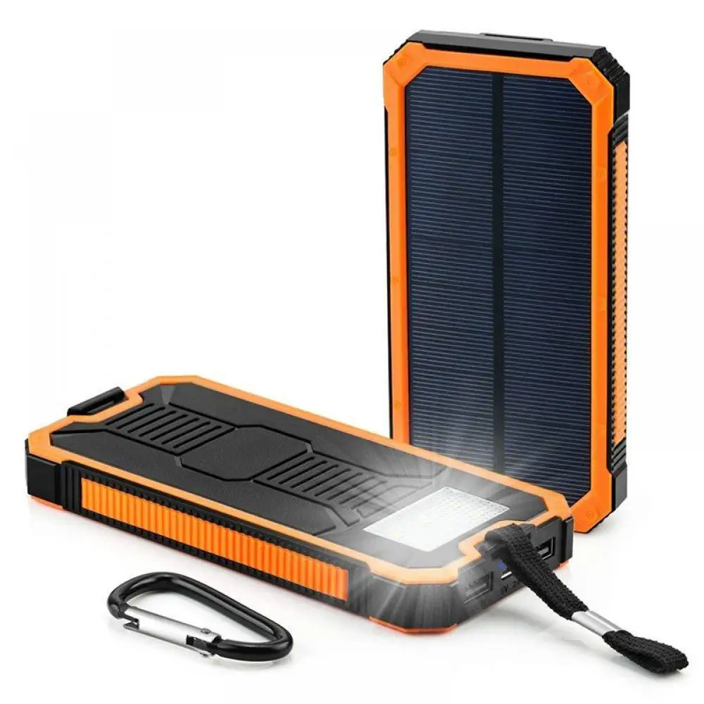 

30000mAh Solar Power Bank LED Portable External Battery Charger Pack Power Bank for Xiaomi Redmi iPhone X Charging Waterproof