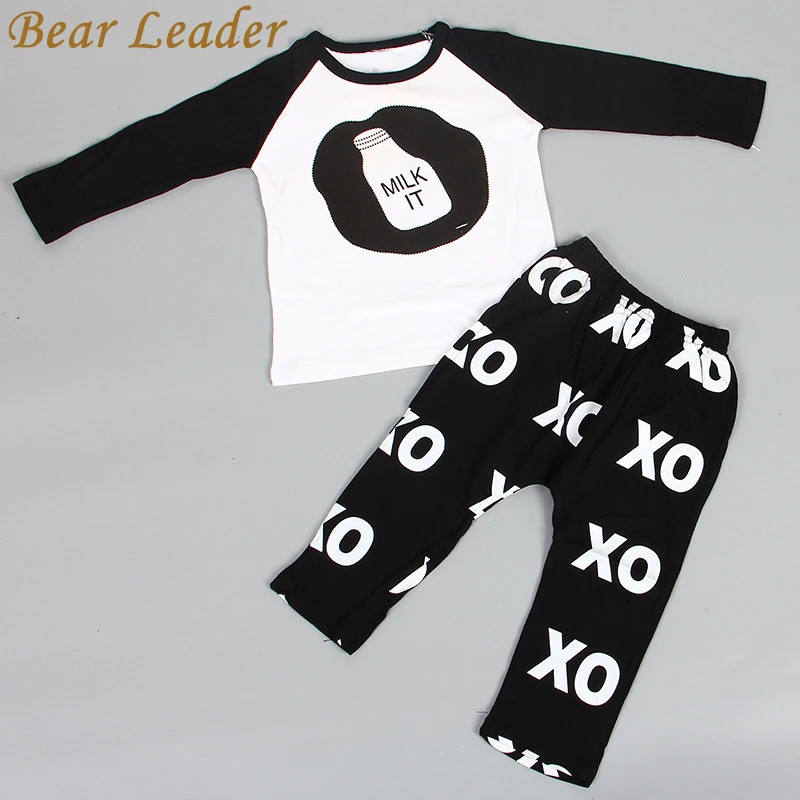 Bear Leader 2018 Hot Spring Baby Clothing Sets Boys Girls Kids Brand Sport Suit Tracksuits 2pcs Cotton Long Sleeve Shirt+pants