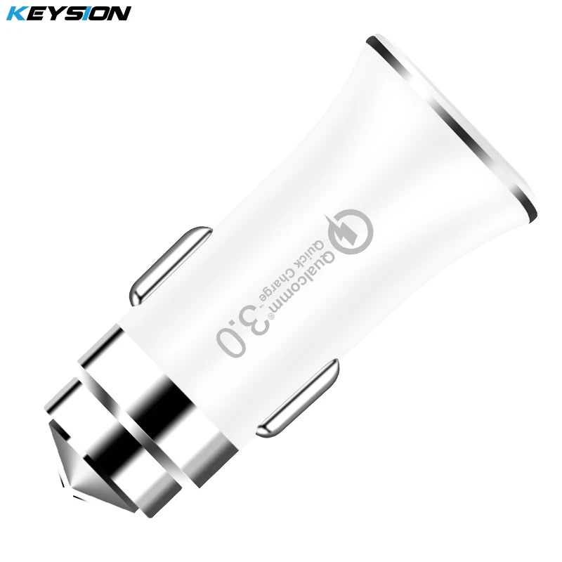 KEYSION Quick Charge 3 0 зарядное устройство QC 5V 9V 12V usb Автомобильное быстрое мобильный