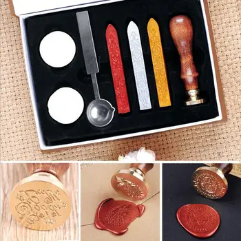 

H Potter Stamp Toys Envelope Letter Vintage Alphabet Wax Badge Seal Stamp Stick Kids Toys