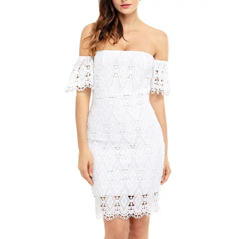 vestido shoulder 2018