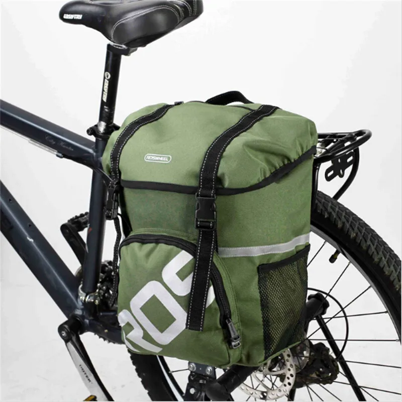 

ROSWHEEL 15L Water Resistant Bicycle Cycling Rear Pannier Bag Durable Bike Bicycle Pannier Bag Cycling Bag cargo bag