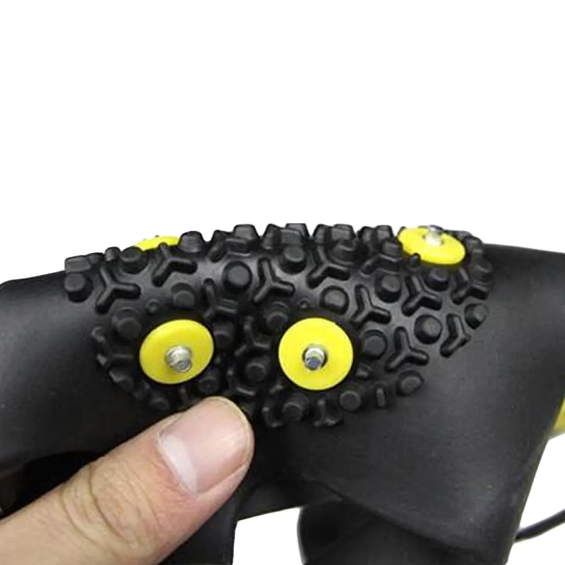 3 tamaño 10 tacos antideslizante hielo invierno escalada esqui nieve zapatos spikes grips cleats sobre zapatos cubre crampones 3 tamaño 10 tacos antideslizante hielo invierno escalada esqui nieve zapatos spikes grips cleats sobre zapatos cubre crampones