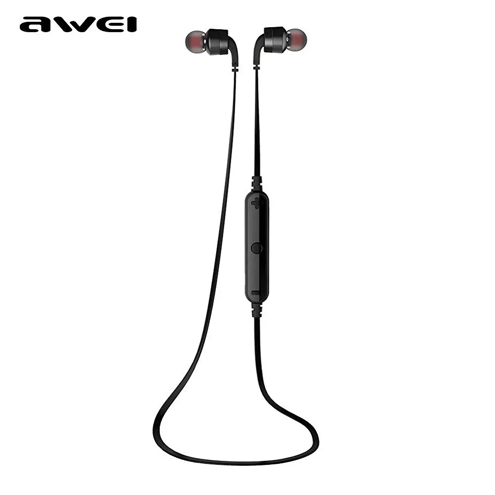 Awei A960BL Вкладыши Беспроводная Связь Bluetooth 4.0 Наушники Спорт Stereo Hifi Super Bass Heaset Handfree С