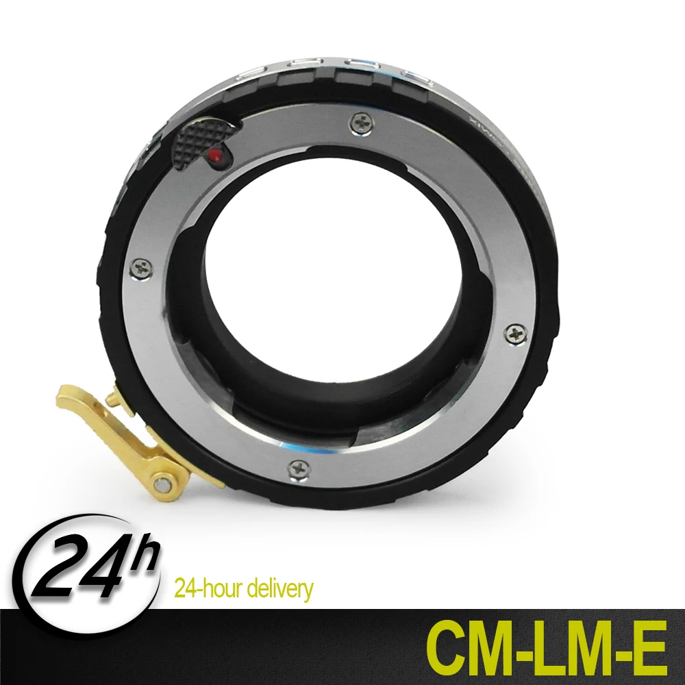 

Commlite CM-LM-E Manual Focus Lens Mount Adapter for Leica/Zeiss/Voigtlander M Mount Lens to Sony E Mount Camera Sony A9 A6300