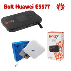 Разблокированные huawei E5577 беспроводные Hotpots LTE FDD DL/UL 105/50 Мбит/с 4G Портативный беспроводной модем + 4G антенна