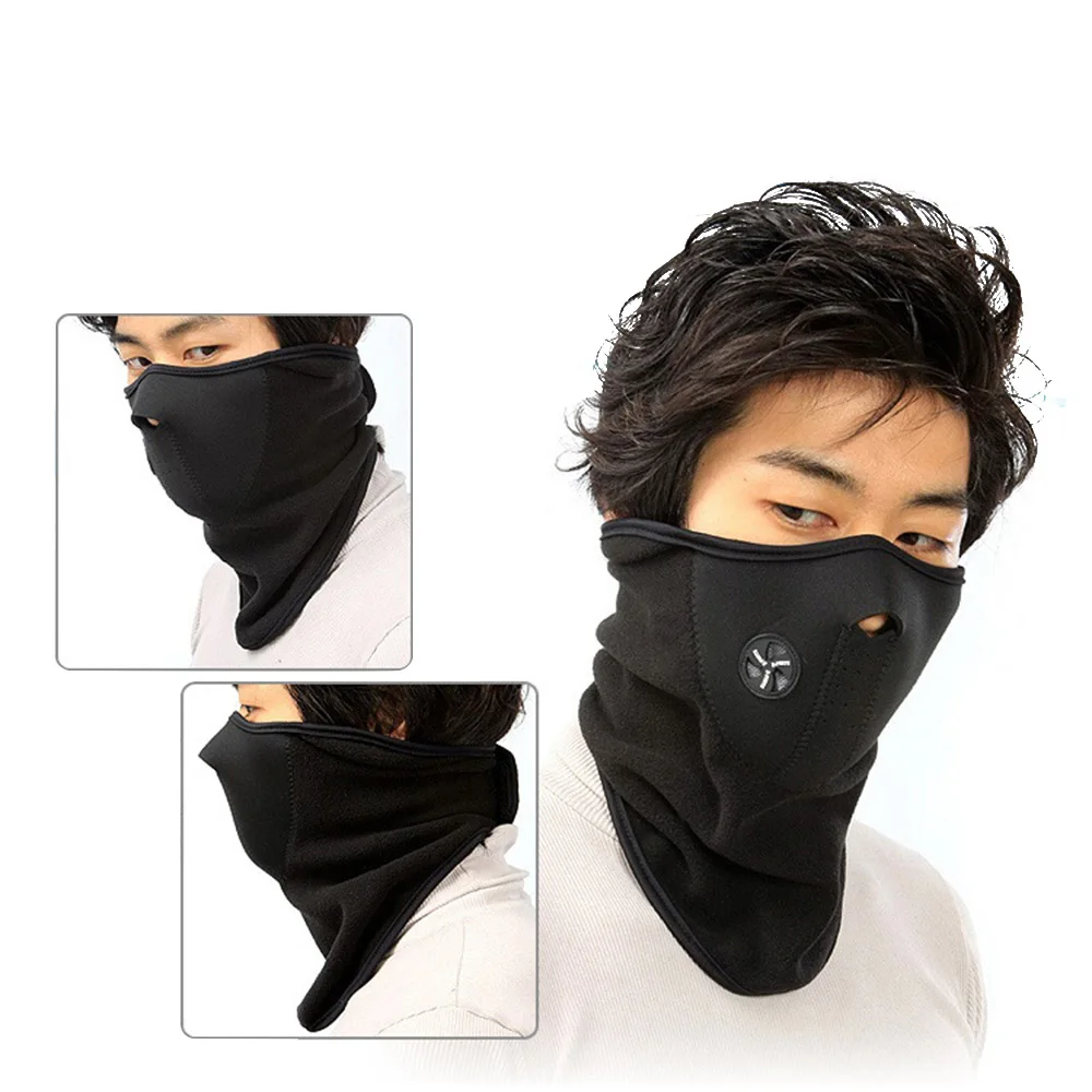 Neck Warm Half Cycling Face Mask Fleeze Winter Sport Mask ...