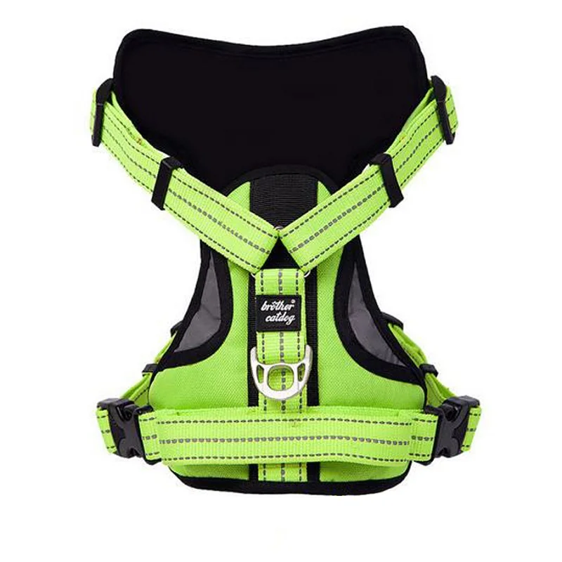 Dog-Harness-Latest-style-Reflective-chest-strap-Nylon-Traction-rope-Large-dog-harness-Waterproof-fabric-chest (3)