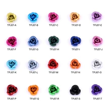 10 шт. Новое поступление 6 мм 3d бирюзовые розы цветы для дизайна ногтей украшения DIY ногтей Подвески Декор ongles дизайнерские аксессуары для ногтей TPJ07