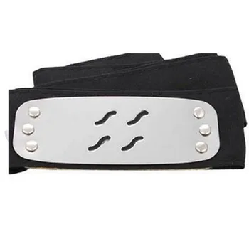

Naruto Mist Village Cosplay Anime Black Headband for Cartoon Accessories 1 Pcs/set
