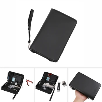 

1 Set Of Tools Guitar Picks Cleaning Cloth String Cutter Cleaner Lubricant Stick Action Ruler Dual Tuners Allen Keys