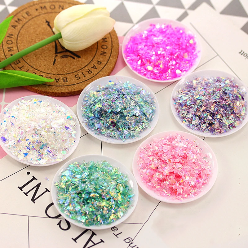 

1Pack Shinny Slime Glitter DIY Crystal Slime Supplies Accessories Sprinkles Clear Filler Charms Lizun Modeling Decoration