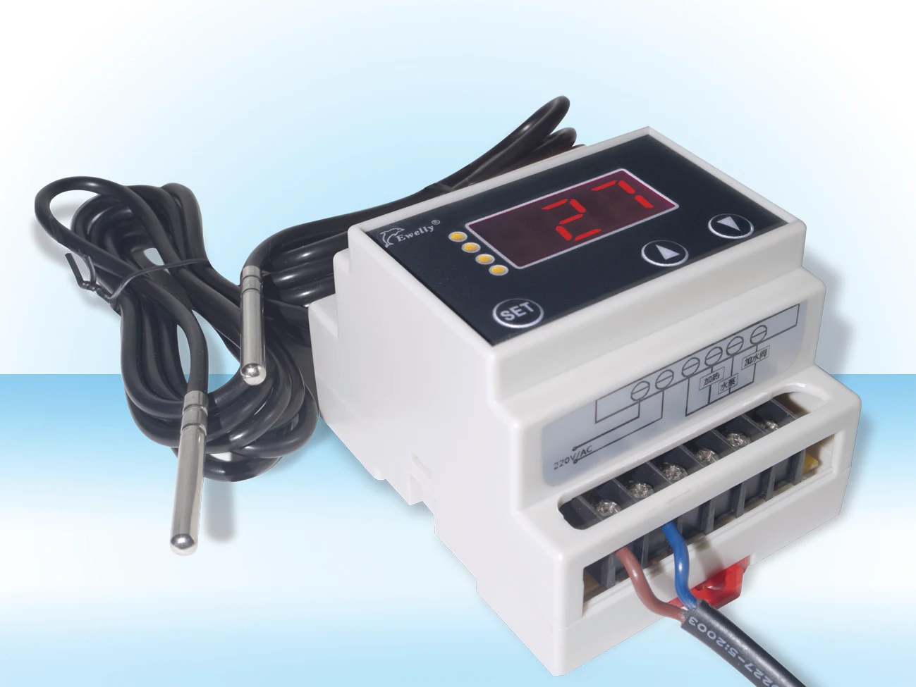 

Digital Solar water heater thermostat differential solar Guideway temperature controller EW-802 with water level