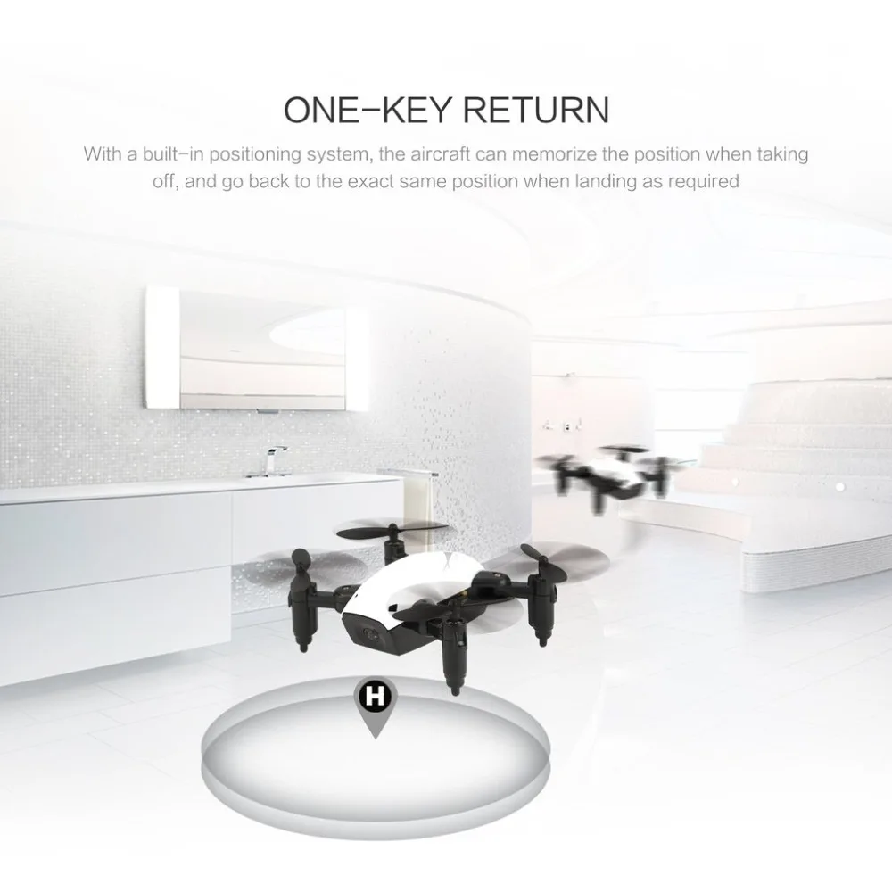2,4 Ghz Mini Drones plegables RC Cámara Dron 3D Flip One-Key retorno modo sin cabeza soporte de altitud FPV WIFI 720 P HD RC Quadcopter 2,4 Ghz Mini Drones plegables RC Cámara Dron 3D Flip One-Key retorno modo sin cabeza soporte de altitud FPV WIFI 720 P HD RC Quadcopter