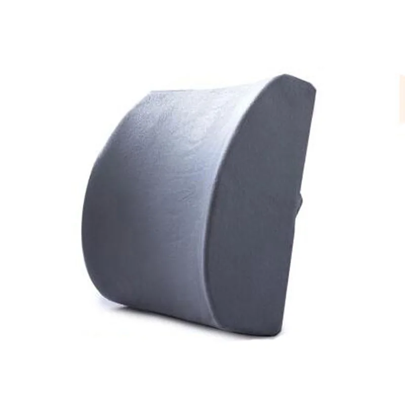 Новая дизайнерская Подушка для спины автомобиля, Массажная подушка для талии, подушки для автомобиля, Мягкая память, хлопок, используется в офисе или дома