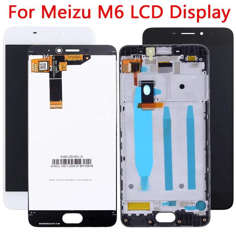 Online Original 5,2 M6 LCD para Meizu M6 pantalla táctil LCD con marco de repuesto digitalizador montaje para Meilan M6 M711H LCD
