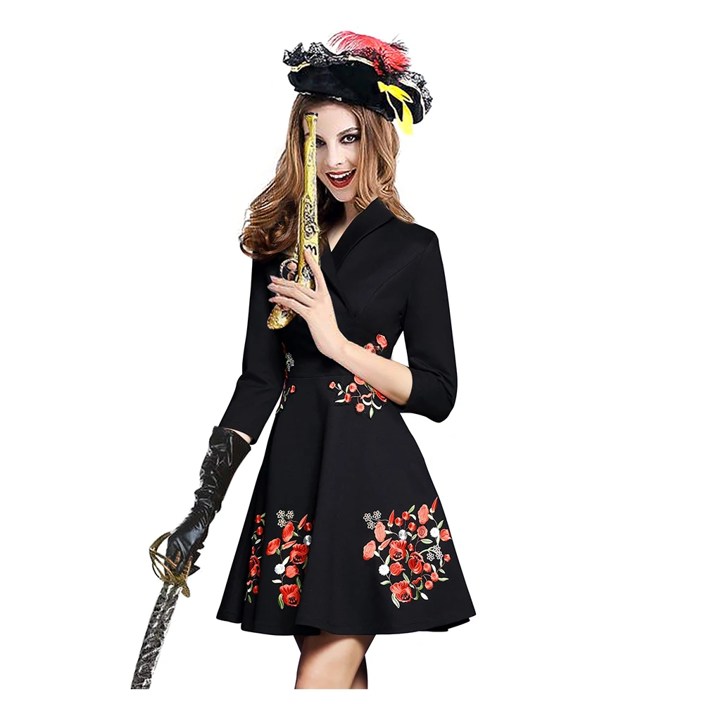 Embroidered as tv bodycon dress seen on womens
