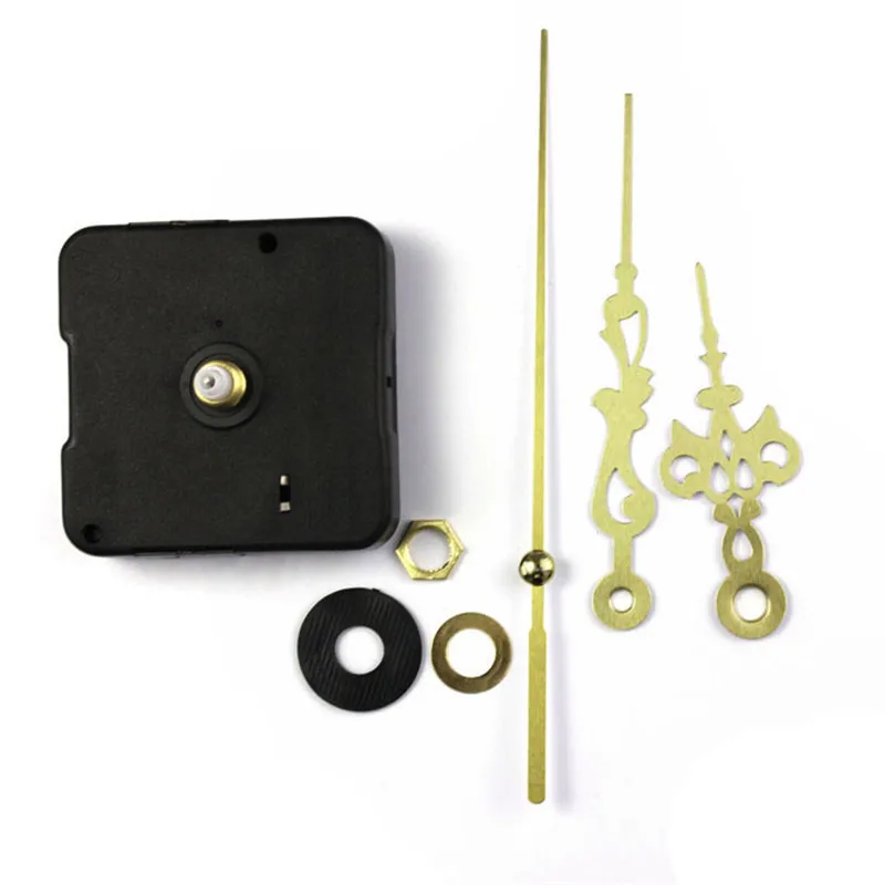 

2017 Quartz Clock Movement Mechanism DIY Repair Parts Gold + Hands New 710