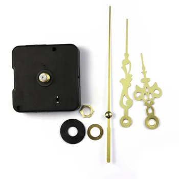 

2017 Quartz Clock Movement Mechanism DIY Repair Parts Gold + Hands New 710
