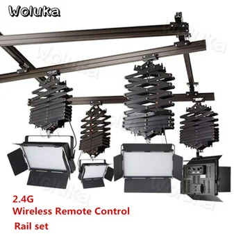 

80W high power LED photography lamp with ceiling rail portrait interview camera studio shooting lamp flat lamp Set CD50 T06