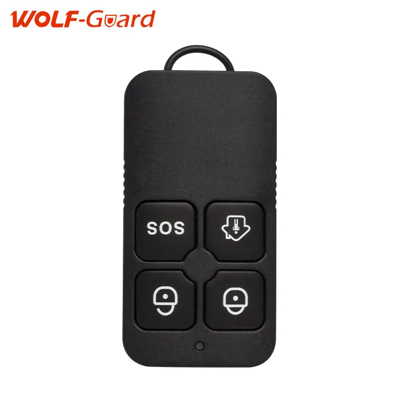 Wolf-Guard 433MHZ Black Color Waterproof Wireless Remote Controller for Alarm System Host | Безопасность и защита