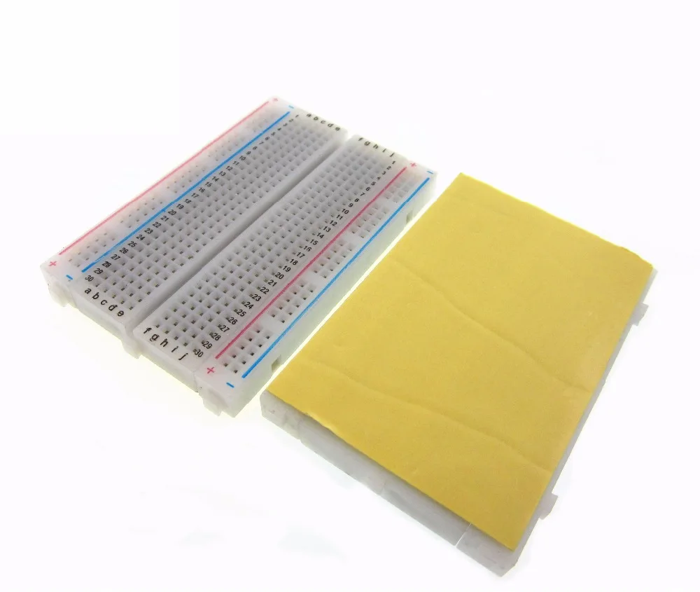 1 шт. DIY 400points Solderless хлебная доска макетная плата 400 PCB тестовая для ATMEGA PIC UNO |