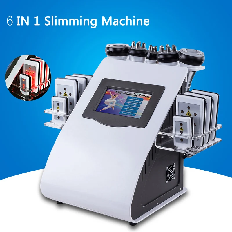 

X-Lash New 40K Cavitation 6 in 1 Slimming Machine Face Skin Lifting Liposuction Cellulite Reduction Machine With Fast Shipping