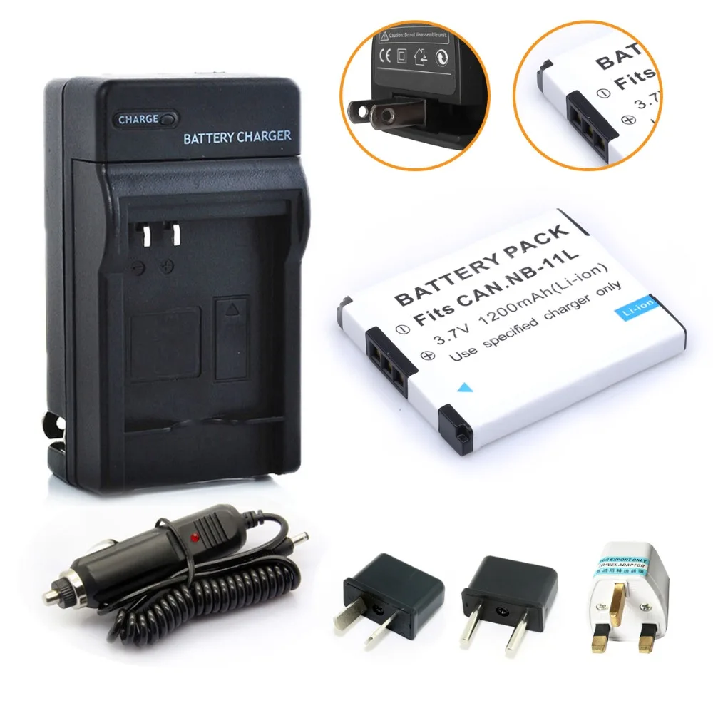 HIBTY NB 11L NB 11LH NB11L Battery + Charger Kit For Canon Powershot