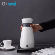 110-220 В портативный без ручки Автоматическое отключение питания нагревательная чашка маленький домашний электрический чайник дорожный изолирующий чайник мини умный чайник