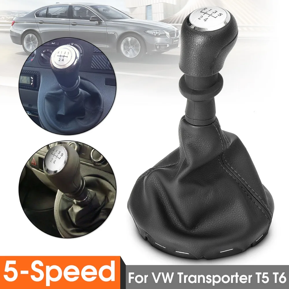 5 скоростей рычаг переключения передач черная рама для VW Transporter T5 T6 #161412|gear stick|stick