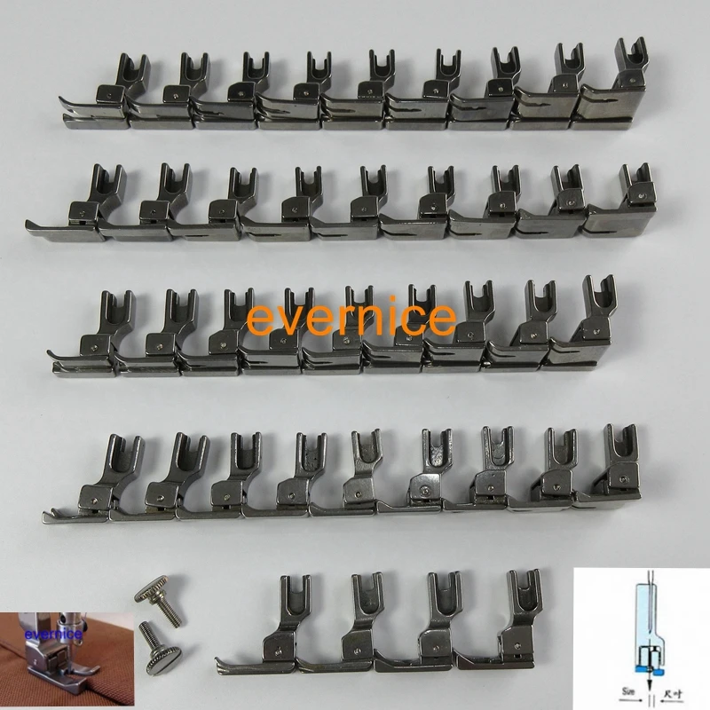 40 EDGE GUIDE COMPENSATING FOOT for JANOME 1600Pin Sewing Tools